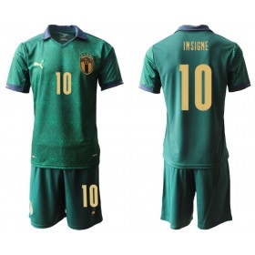 Tenue Italie Lorenzo Insigne 10 Enfant Troisieme UEFA Euro 2020 Maillot de Foot